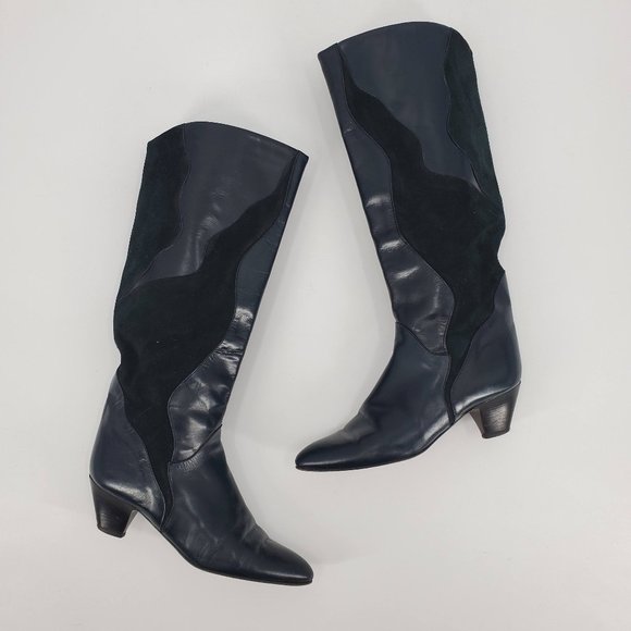Charles David Shoes - Vintage Charles David Leather Knee High Boots